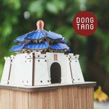 Dong Tang woodcraft Wooden Craft Mini Train Cityscape Series Wooden Craft Mini Train Cityscape Series