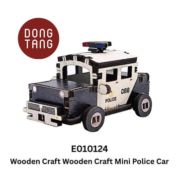 Dong Tang woodcraft Police Car Wooden Craft Mini Vintage Taiwan Vehicles Bus Truck Taxi Wooden Craft Mini Vintage Taiwan Vehicles Bus Truck Taxi