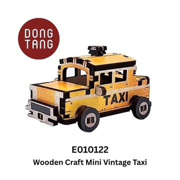 Dong Tang woodcraft Vintage Taxi Wooden Craft Mini Vintage Taiwan Vehicles Bus Truck Taxi Wooden Craft Mini Vintage Taiwan Vehicles Bus Truck Taxi