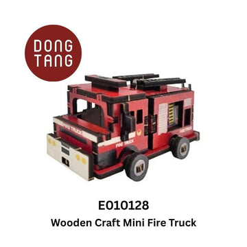 Dong Tang woodcraft Fire Truck Wooden Craft Mini Vintage Taiwan Vehicles Bus Truck Taxi Wooden Craft Mini Vintage Taiwan Vehicles Bus Truck Taxi