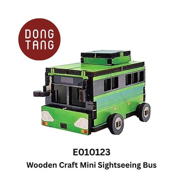 Dong Tang woodcraft Sightseeing Bus Wooden Craft Mini Vintage Taiwan Vehicles Bus Truck Taxi Wooden Craft Mini Vintage Taiwan Vehicles Bus Truck Taxi
