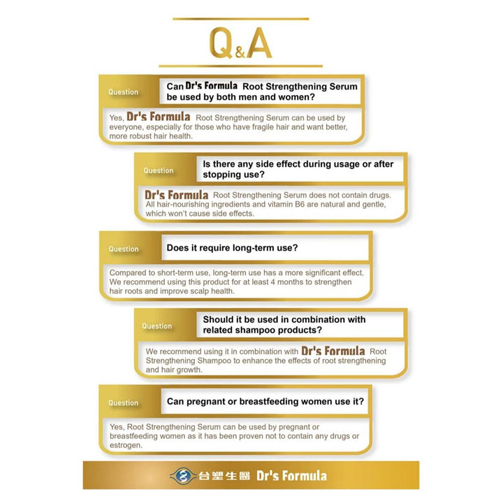 Dr's Formula Hair serum Root Strengthening Serum Set (50ml spray bottle + 20ml rollerball bottle) Root Strengthening Serum Set (50ml spray bottle + 20ml rollerball bottle)