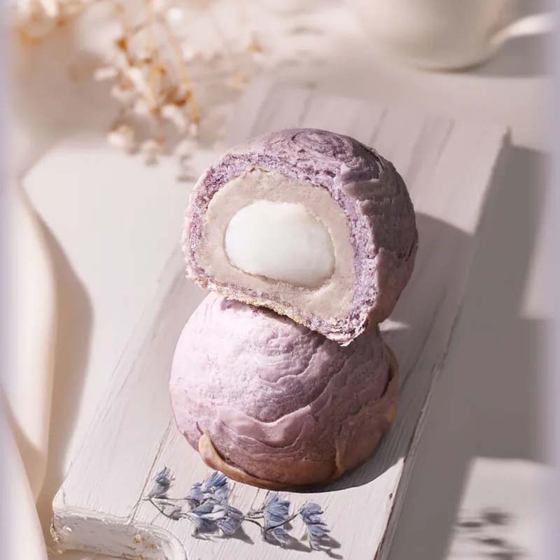 Duntai 紫晶酥 Crystal Taro Mochi Pastry Snack - Fresh from Taiwan