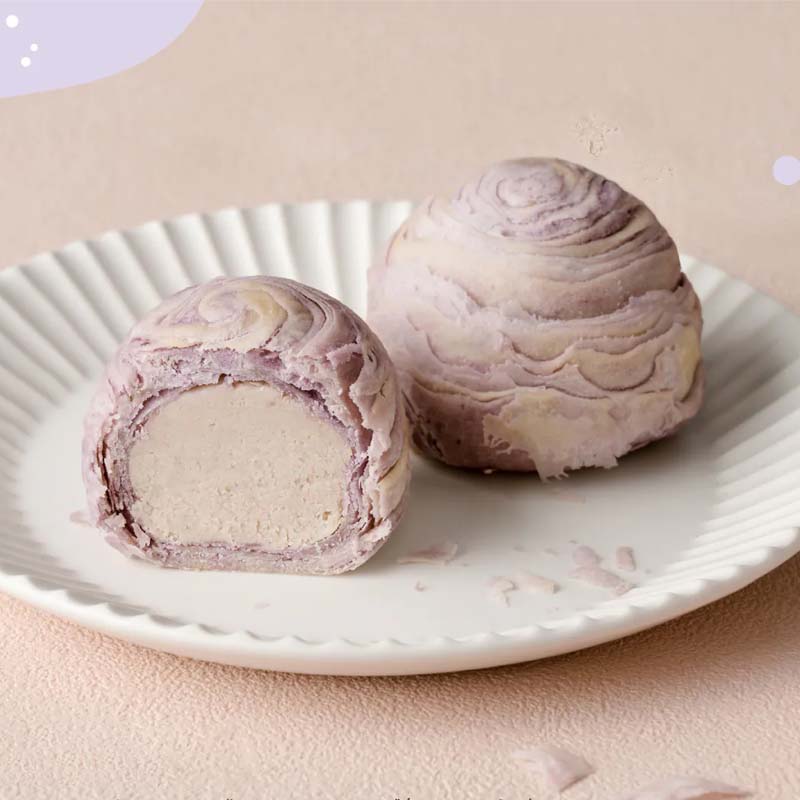 Dun Tai Pastry Original Duentai Crystal Taro Mochi Pastry Snack - Fresh from Taiwan Duntai 紫晶酥 Crystal Taro Mochi Pastry Snack - Fresh from Taiwan