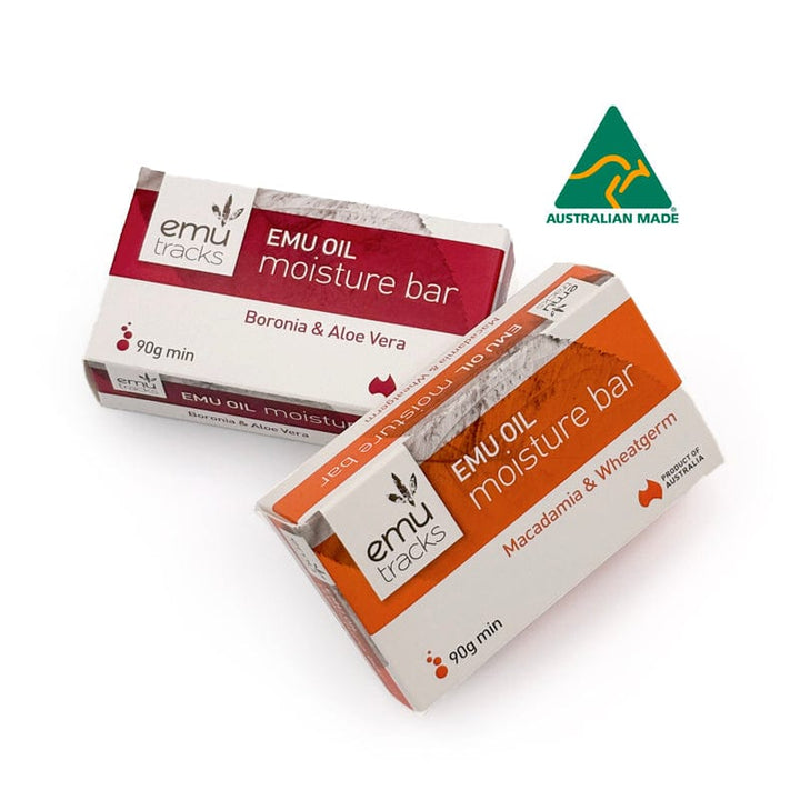 Emu Tracks Body Wash & Soap Emu Tracks Moisture Bar Macadamia 90g  Austraila Made Soap Emu Tracks Moisture Bar Macadamia 90g  Austraila Made Soap