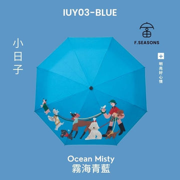 F.Season Umbrellas The Days-Blue F.SEASONS [IF35] Cooling Auto 20" (193g) Ultra-Light Umbrella F.SEASONS [IF35] Cooling Auto 20" (193g) Ultra-Light Umbrella - Direct