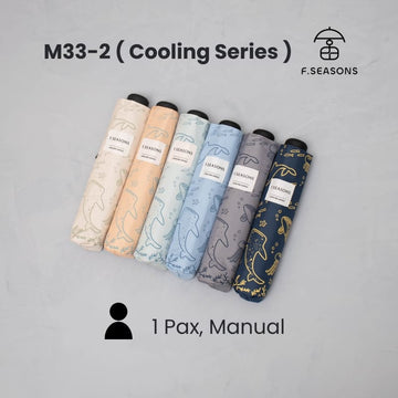 F.Season Umbrellas F.SEASONS [M33-2] Cooling Manual 21" Underwater World Series Lightweight Umbrella - Direct From Taiwan F.SEASONS [M33-2] Cooling Manual 21" Underwater World Series Lightweig