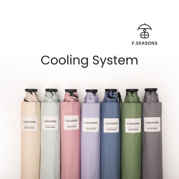 F.Season Umbrellas [M53-1] F.Seasons Cooling Manual 21" Lightweight 2 Person Umbrella - Direct From Taiwan F.SEASONS [M53-1]  Cooling Manual 21" Lightweight 2 Person Umbrella - 