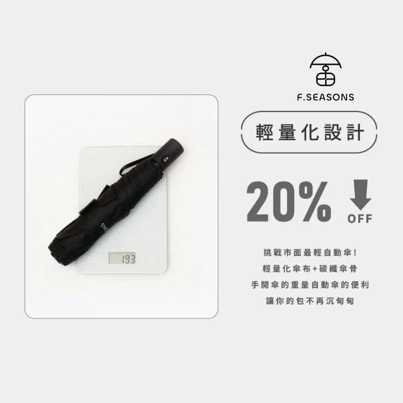 F.Season Umbrellas [IF35] F.Seasons Ultra-Light Carbon Fiber Auto Umbrella with Cooling Comfort | The Undisputed Bestseller | 20*6K (193g) [IF35] F.Seasons Ultra-Light Carbon Fiber Auto Umbrella with Cooling C