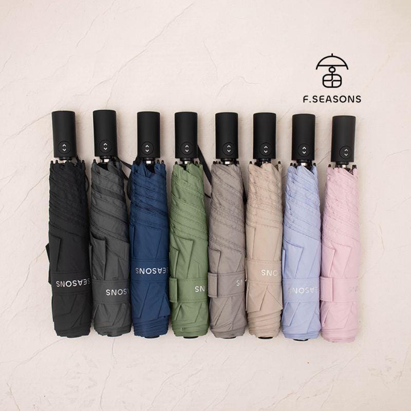 F.Season Umbrellas [IF41] F.Seasons WIDE Ultra Dry Carbon Fiber Safe Auto Fold Umbrella (Super Lightweight) | 23*6K (225g) [IF41] F.Seasons WIDE Ultra Dry Carbon Fiber Safe Auto Fold Umbrella (