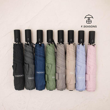 F.Season Umbrellas [IF41] F.Seasons WIDE Ultra Dry Carbon Fiber Safe Auto Fold Umbrella (Super Lightweight) | 23*6K (225g) [IF41] F.Seasons WIDE Ultra Dry Carbon Fiber Safe Auto Fold Umbrella (