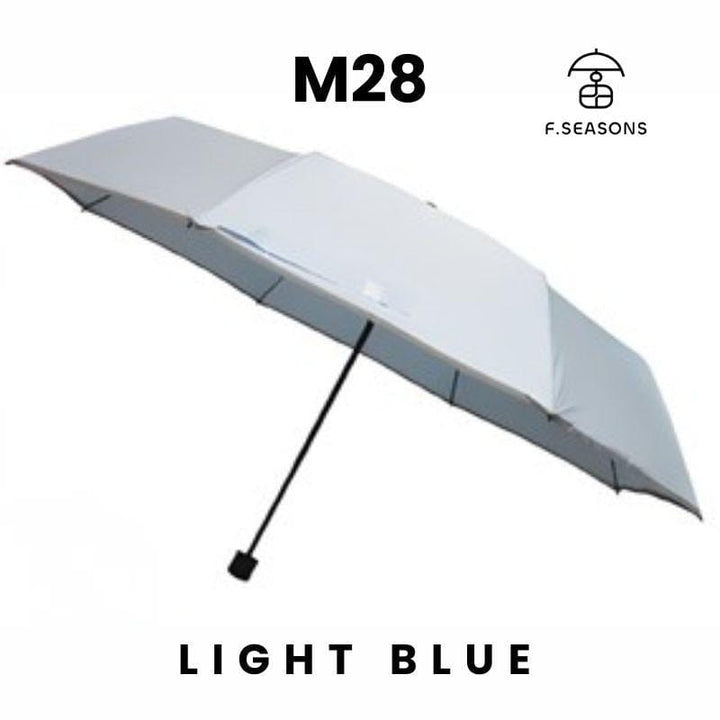 F.Season Umbrellas Light Blue M28 Big Wide Quick Dry Manual Umbrella M28 Big Wide Quick Dry Manual Umbrella