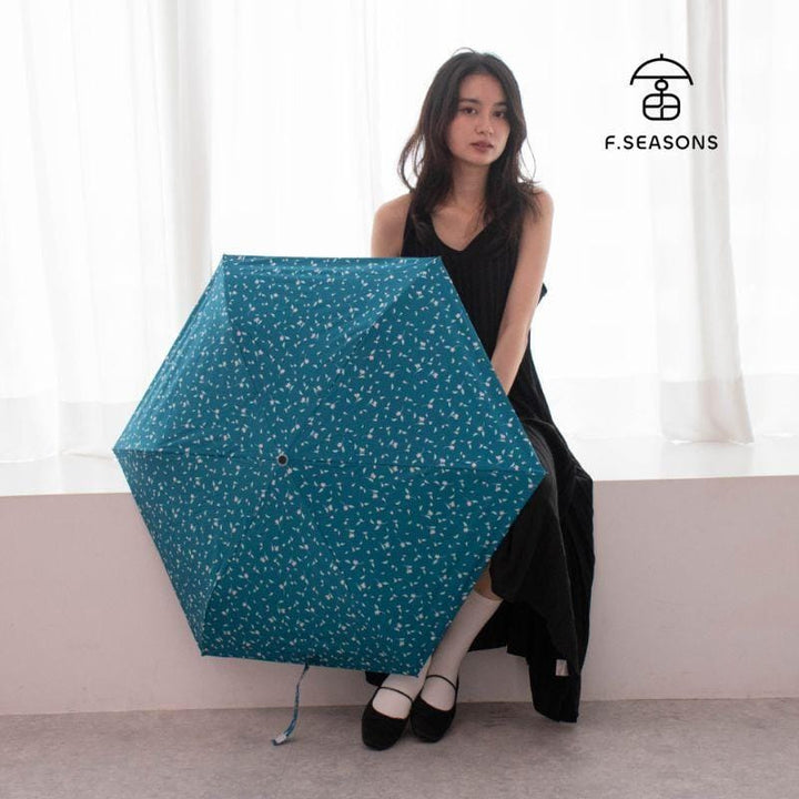 F.Season Umbrellas [M31-2] F.Seasons Top-Selling! Mini Pattern Carbon-Fiber Cooling Foldable Umbrella | 19-6K (149g) [M31-2] F.Seasons Top-Selling! Mini Pattern Carbon-Fiber Cooling Folda