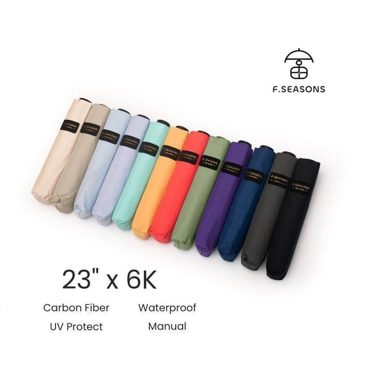 F.Season Umbrellas [M47] F.Seasons WIDE Ultra Dry Carbon Fiber Feather-Light Umbrella 2.0 | 23*6K (160g) [M47] F.Seasons WIDE Ultra Dry Carbon Fiber Feather-Light Umbrella 2.0