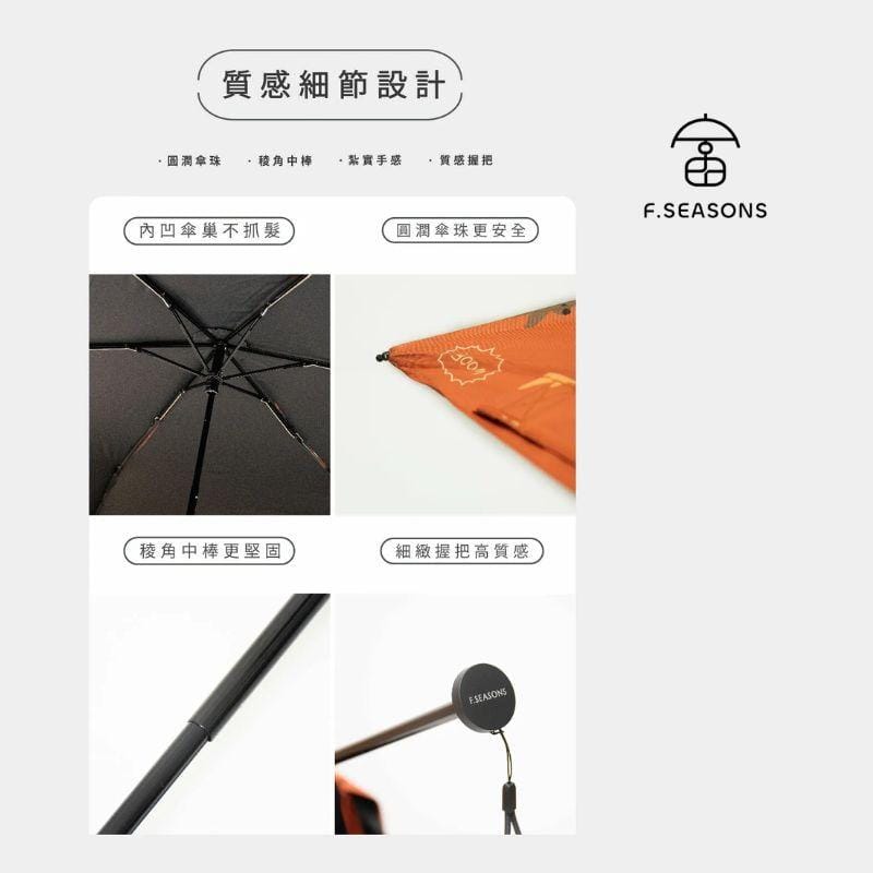 F.Season Umbrellas [M53] F.Seasons WIDE Cat & Dog Print Cooling Carbon Fiber Light Hand-Open Fold Umbrella | 23*6K (185g) [M53] F.Seasons WIDE Cat & Dog Print Cooling Carbon Fiber Light Hand-O