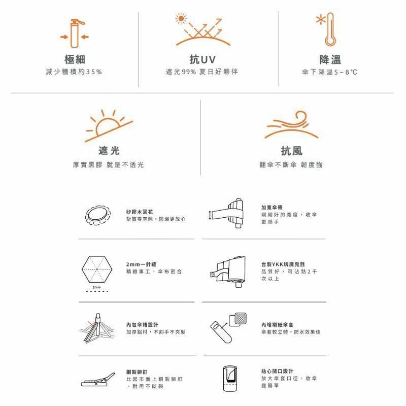 F.Season Umbrellas [M53] F.Seasons WIDE Cat & Dog Print Cooling Carbon Fiber Light Hand-Open Fold Umbrella | 23*6K (185g) [M53] F.Seasons WIDE Cat & Dog Print Cooling Carbon Fiber Light Hand-O