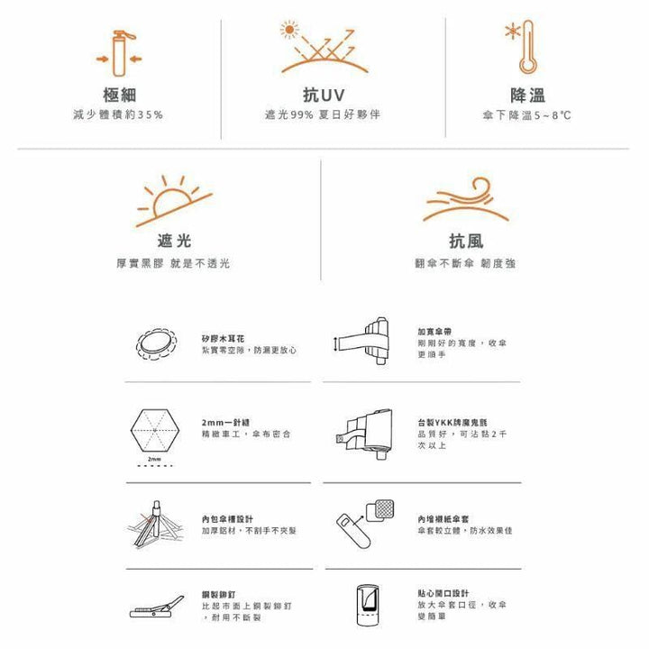 F.Season Umbrellas [M53] F.Seasons WIDE Cat & Dog Print Cooling Carbon Fiber Light Hand-Open Fold Umbrella | 23*6K (185g) [M53] F.Seasons WIDE Cat & Dog Print Cooling Carbon Fiber Light Hand-O