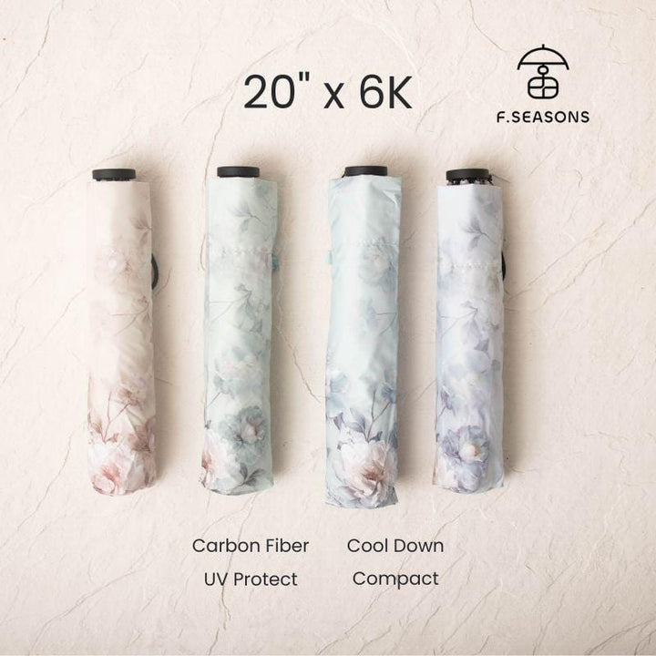 F.Season Umbrellas [M56] F.Seasons Prosperity Carbon-Fiber Cooling Foldable Umbrella | 21-6K (158g) [M56] F.Seasons Prosperity Carbon-Fiber Cooling Foldable Umbrella | 21