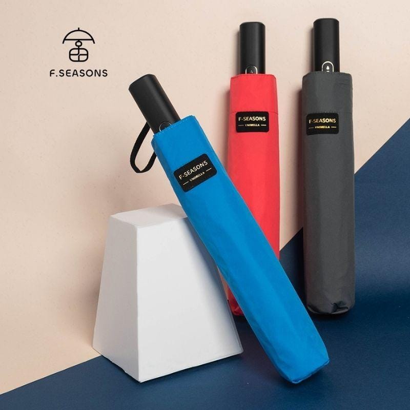 F.Season Umbrellas Black RS01 Big Wide Quick Dry Auto Umbrella | 27 - 8K RS01 Big Wide Quick Dry Auto Umbrella | 27 - 8K