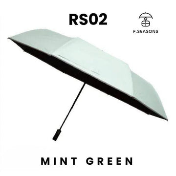 F.Season Umbrellas Mint Green RS02 Big Wide Cooling Auto Umbrella | 27-8K RS02 Big Wide Cooling Auto Umbrella | 27-8K