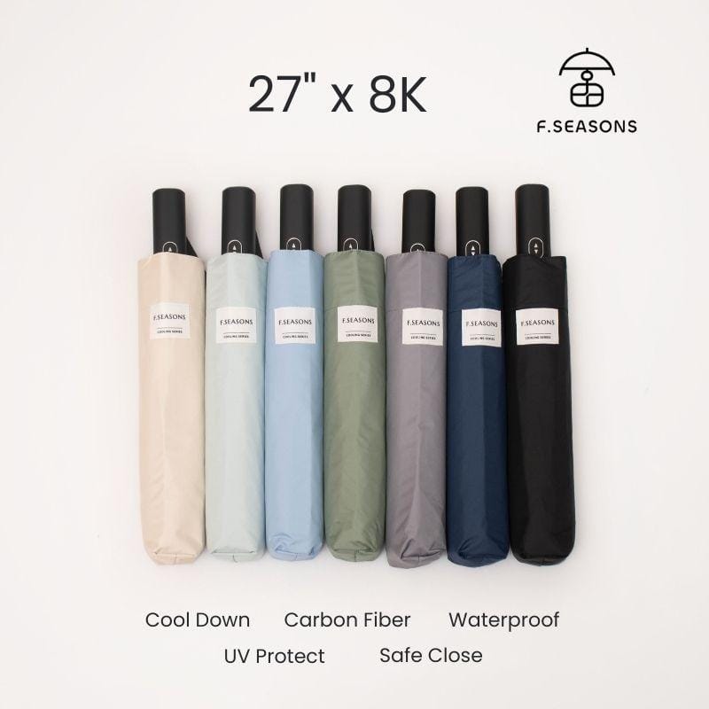 F.Season Umbrellas RS02 Big Wide Cooling Auto Umbrella | 27-8K RS02 Big Wide Cooling Auto Umbrella | 27-8K