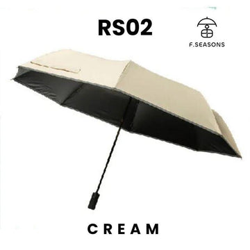 F.Season Umbrellas Cream RS02 Big Wide Cooling Auto Umbrella | 27-8K RS02 Big Wide Cooling Auto Umbrella | 27-8K