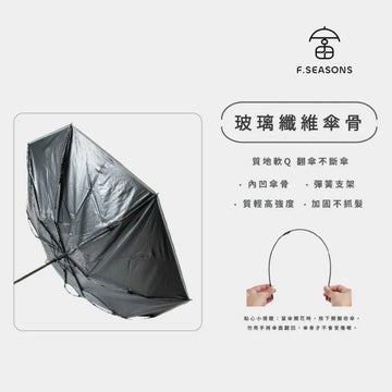F.Season Umbrellas RS02 Big Wide Cooling Auto Umbrella | 27-8K RS02 Big Wide Cooling Auto Umbrella | 27-8K