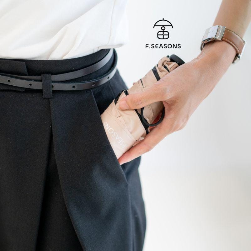 F.Season Umbrellas [TA10] F.Seasons Top-Selling! Mini Carbon-Fiber Cooling Foldable Umbrella | 19*5K (150g) [TA10] F.Seasons Top-Selling! Mini Carbon-Fiber Cooling Foldable Umbre