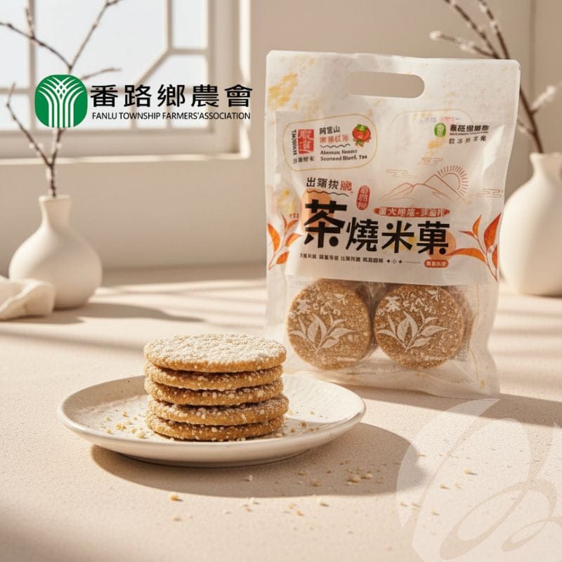 Fanlu Township Farmers Assoc. Biscuits, Cookies & Wafers Taiwan Fanlu Township Farmers Assoc. Tea Rice Crackers - Taiwan Agriculture Products Taiwan Fanlu Township Farmers Assoc. Tea Rice Crackers - Taiwan Agricu