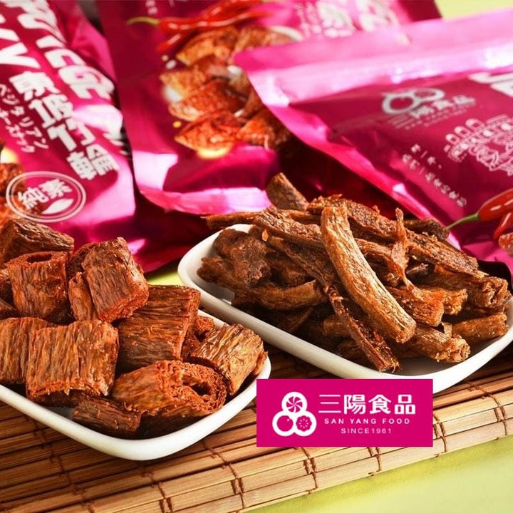 Flying Banana Snacks Vegetarian Plant-Based Meat Strip Tendon Snacks Original/ Spicy (Vegan) Vegetarian Plant-Based Meat Strip Tendon Snacks Original/ Spicy (Vegan