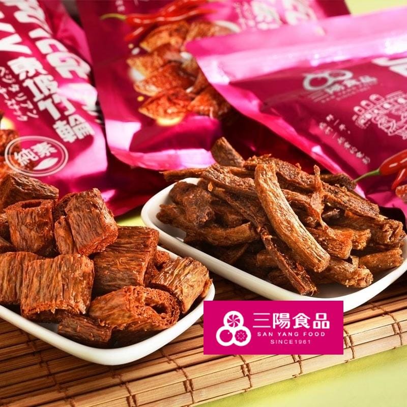Flying Banana Snacks Vegetarian Plant-Based Meat Strip Tendon Snacks Original/ Spicy (Vegan) Vegetarian Plant-Based Meat Strip Tendon Snacks Original/ Spicy (Vegan
