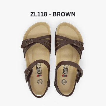 Flying Banana Sandals & Flip Flops Brown / 35 Zanetta Cordoba Velcro Women Sandals Zanetta Cordoba Velcro Women Sandals - Made in TaIwan
