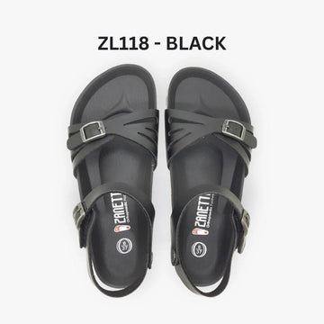 Flying Banana Sandals & Flip Flops Black / 35 Zanetta Cordoba Velcro Women Sandals Zanetta Cordoba Velcro Women Sandals - Made in TaIwan