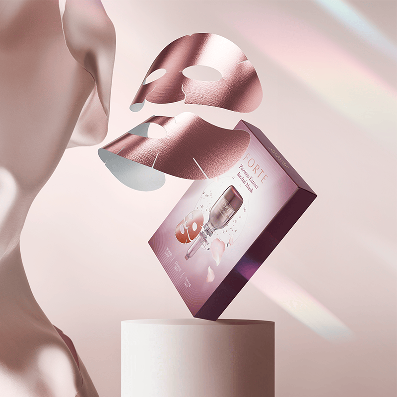 Forte Face Mask & Packs FORTE Placenta Extract Revital Mask 25g 5 Sheets FORTE Placenta Extract Revital Mask 25g 5 Sheets