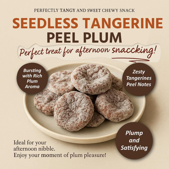 Ginseng King Dried Snacks Ginseng King Seedless Tangerine Peel & Japanese Sliced Plum Ginseng King Seedless Tangerine Peel & Japanese Sliced Plum