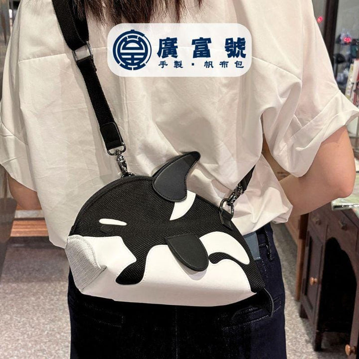 Guang Fu Hao Women's Handbags Guang Fu Hao 3D Orca Handmade Little Bag - Made in Taiwan Guang Fu Hao 3D Orca Handmade Little Bag - Made in Taiwan