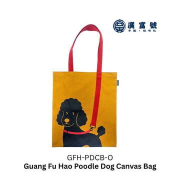 Guang Fu Hao Crossbody & Shoulder Bags Poodle ( O ) Guang Fu Hao Dog Canvas Bag Handmade Guang Fu Hao Dog Canvas Bag Handmade