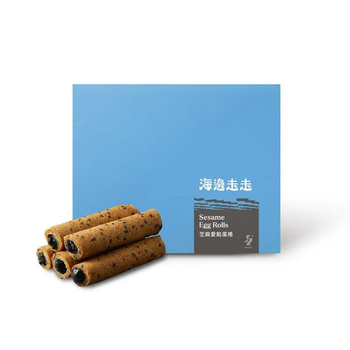 Hiwalk Snacks Hiwalk - Black Sesame Filling (Extra Thick) Egg Rolls Hiwalk - Black Sesame Filling (Extra Thick) Egg Rolls [PREORDER 3 WEEK