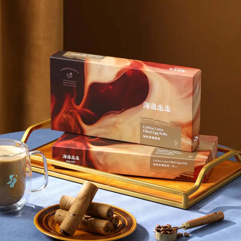 Hiwalk Snacks Hiwalk Cafe Latte Egg Roll Hiwalk Cafe Latte Egg Roll