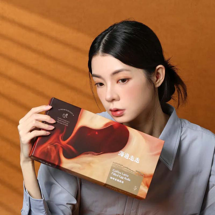 Hiwalk Snacks Hiwalk Cafe Latte Egg Roll Hiwalk Cafe Latte Egg Roll