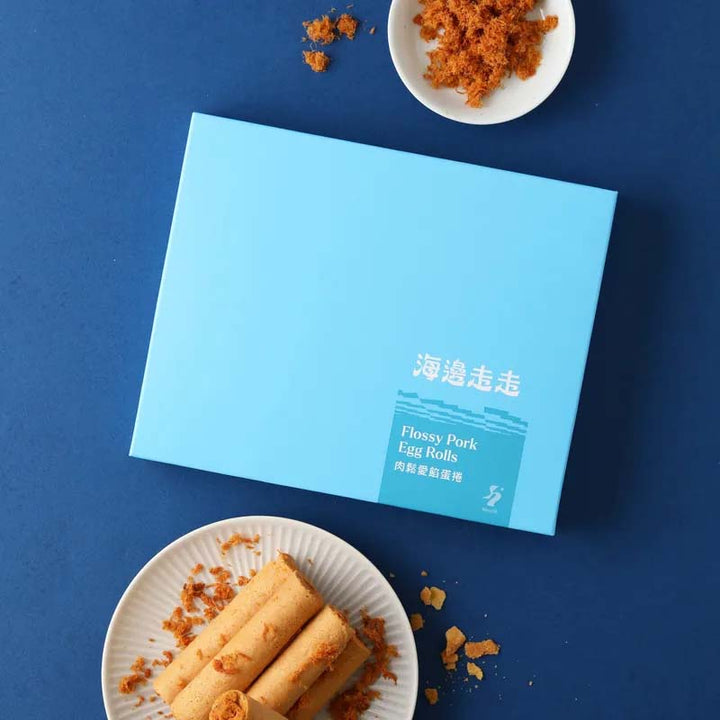 Hiwalk Snacks Hiwalk Flossy Pork Egg Roll (4 packs) Hiwalk Flossy Pork Egg Roll (4 packs) 海邊走走 肉鬆愛餡蛋捲（四包入）