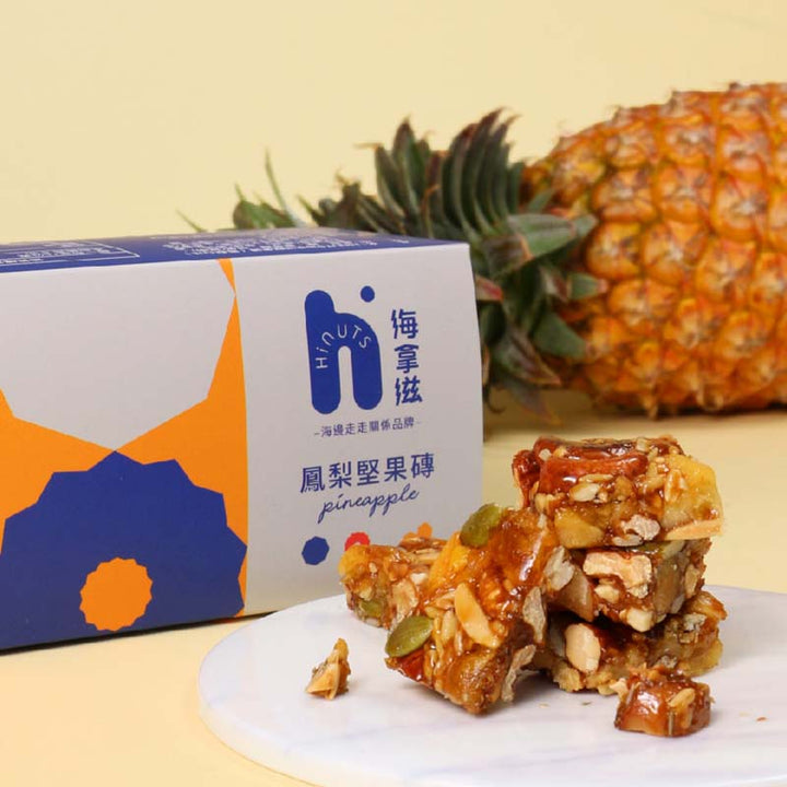 Hiwalk Snacks Hiwalk Fruit Nuts Brick  - Pineapple Hiwalk Fruit Nuts Brick  - Pineapple