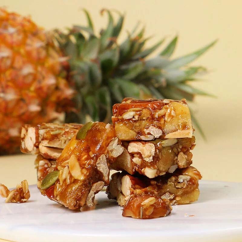 Hiwalk Snacks Hiwalk Fruit Nuts Brick  - Pineapple Hiwalk Fruit Nuts Brick  - Pineapple