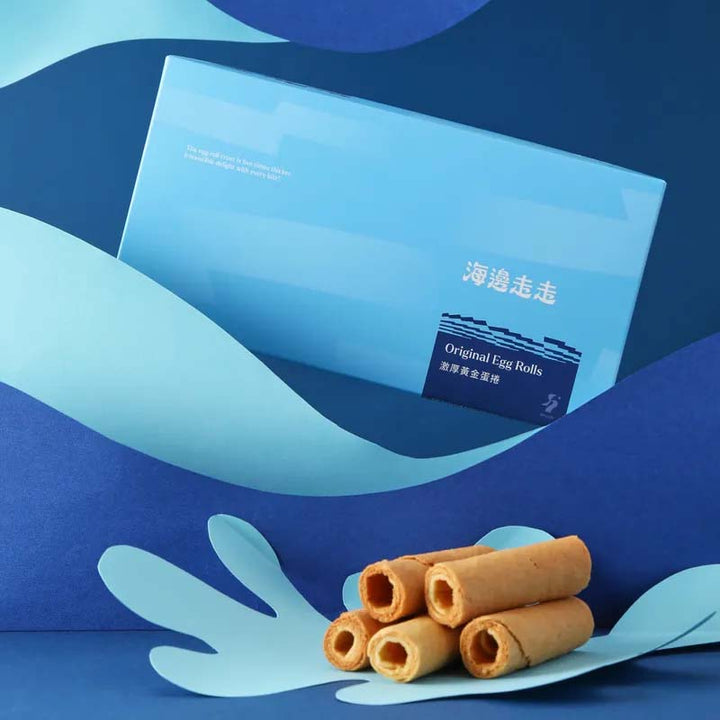 Hiwalk Snacks Hiwalk Golden Egg Roll (extra thick, 16 sticks) Hiwalk Golden Egg Roll (extra thick, 16 sticks)  海邊走走 激厚黃金蛋捲 16支入