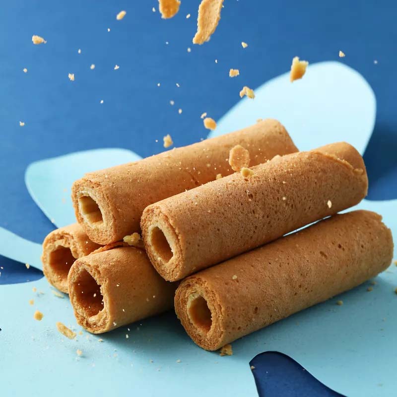 Hiwalk Snacks Hiwalk Golden Egg Roll (extra thick, 16 sticks) Hiwalk Golden Egg Roll (extra thick, 16 sticks)  海邊走走 激厚黃金蛋捲 16支入