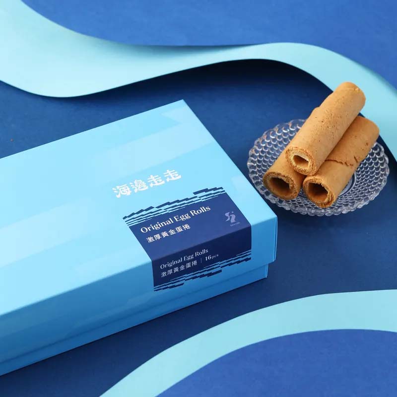 Hiwalk Snacks Hiwalk Golden Egg Roll (extra thick, 16 sticks) Hiwalk Golden Egg Roll (extra thick, 16 sticks)  海邊走走 激厚黃金蛋捲 16支入