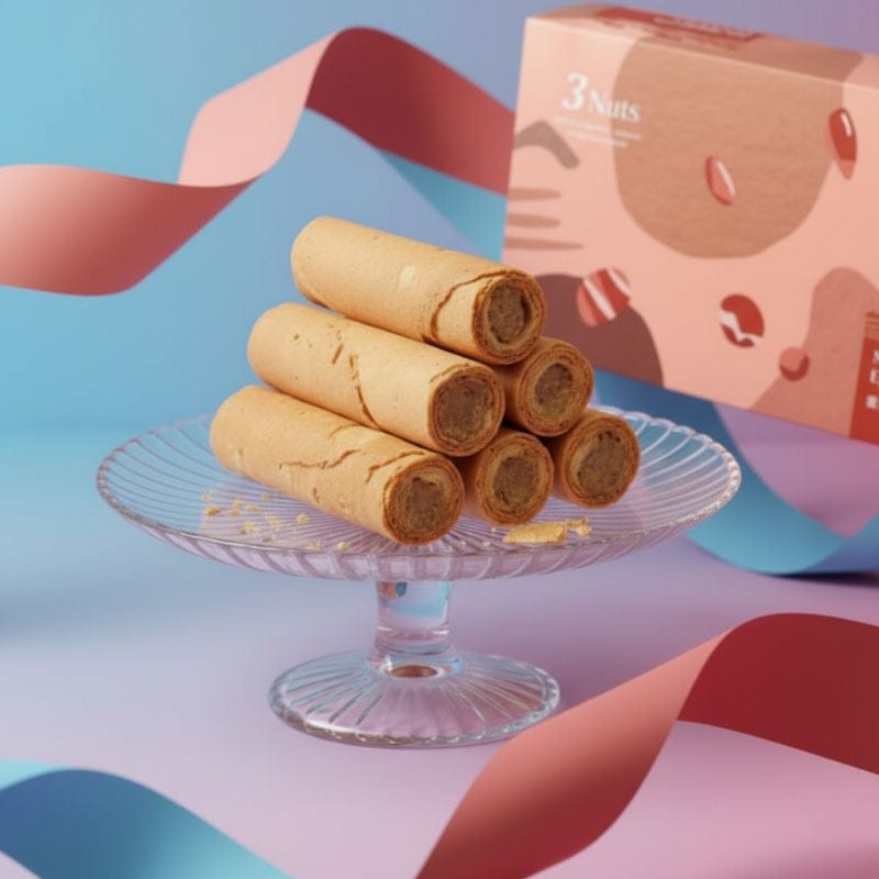 Hiwalk Snacks Hiwalk Nuts Egg Roll Hiwalk Nuts Egg Roll