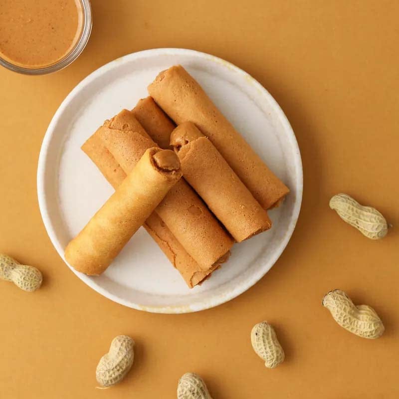 Hiwalk Snacks Hiwalk Peanut Egg Roll (4 packs) Hiwalk Peanut Egg Roll (4 packs) 海邊走走 花生愛餡蛋捲（四包入）