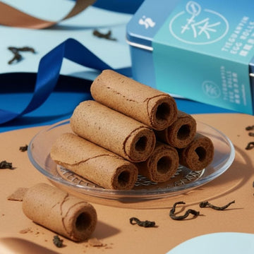 Hiwalk Snacks Hiwalk Tie Guan Yin Egg Roll (extra thick) (8 Sticks) Hiwalk Tie Guan Yin Egg Roll (extra thick) (8 Sticks) 鐵觀音茶蛋捲 8支入
