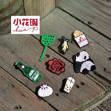 HUA Shoe Brooches & Pins Little Garden Taiwan Embroidered Brooch Little Garden Taiwan Embroidered Brooch